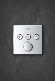 Душева система прихованого монтажу Grohe QuickFix Grohtherm SmartControl з Vitalio Comfort 250 Cube хром UA202801C3