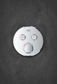 Душева система прихованого монтажу Grohe QuickFix Grohtherm SmartControl з Vitalio Start 250 хром UA202801R2