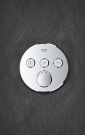 Душева система прихованого монтажу Grohe QuickFix Grohtherm SmartControl з Vitalio Start 250 хром UA202801R3