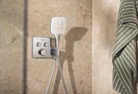 Душева система прихованого монтажу Grohe QuickFix Precision SmartControl з Rain Mono 310 Cube хром 34876000