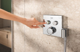 Душева система прихованого монтажу Grohe QuickFix Precision SmartControl з Rain Mono 310 Cube хром 34876000