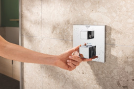 Душева система прихованого монтажу Grohe QuickFix Precision Cube з Vitalio Rain Mono 310 Cube хром 34879000