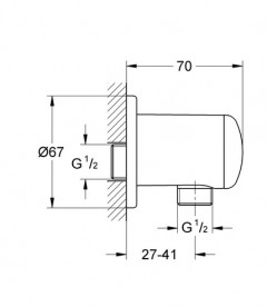 Душевая система скрытого монтажа Grohe QuickFix Start хром UA25183007