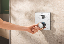 Душевая система скрытого монтажа Grohe QuickFix Precision с Vitalio Rain Mono 310 Cube хром 34881000