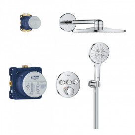 Душова система прихованого монтажу Grohe Grohtherm SmartControl зRainshower SmartActive 310 хром 34863000