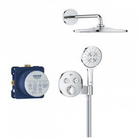 Душева система прихованого монтажу Grohe Grohtherm SmartControl з Rainshower Mono 310 хром 34866000