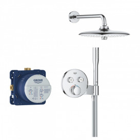 Душевая система скрытого монтажа Grohe Grohtherm SmartControl с Euphoria 260 хром 34867000
