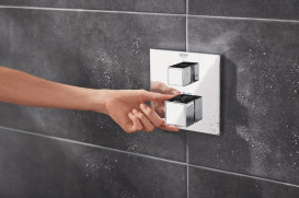 Душова система прихованого монтажу Grohe Grohtherm Cube з Rainshower Mono 310 Cube хром 34868000