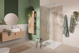 Душова система прихованого монтажу Grohe Grohtherm Cube з Rainshower Mono 310 Cube хром 34868000