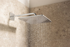 Душова система прихованого монтажу Grohe Grohtherm з Rainshower Mono 310 Cube хром 34870000
