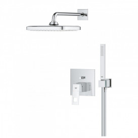 Душевая система скрытого монтажа Grohe Eurocube с Tempesta 250 Cube хром 25289000