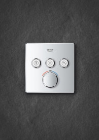 Душевая система скрытого монтажа Grohe QuickFix Grohtherm SmartControl с Vitalio Comfort 250 Cube хром UA202802C3