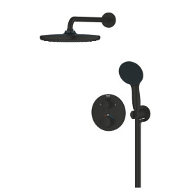 Душевая система скрытого монтажа Grohe QuickFix Precision с Vitalio Start 250 черный матовый 348832430