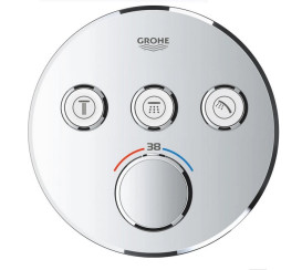 Душева система прихованого монтажу Grohe QuickFix Grohtherm SmartControl з Vitalio Start 250 хром UA202802R3