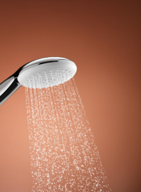 Душова система прихованого монтажу Grohe BauFlow з верхнім душем New Tempesta 200 хром UA29045003