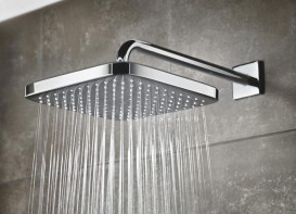 Душевая система скрытого монтажа Grohe Grohtherm с верхним душем Tempesta 250 Cube хром 1039950000