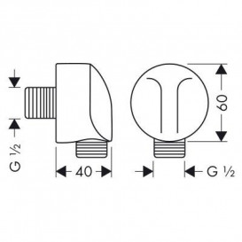 Душова система прихованого монтажу Hansgrohe Logis Loop із змішувачем для раковини хром 1122019