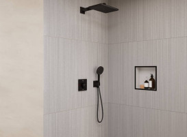 Душова система прихованого монтажу Hansgrohe Raindance Alive Q 210/340 1jet чорний матовий 24620670