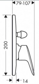Душевая система скрытого монтажа Hansgrohe Logis хром 1В111218