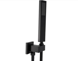 Душова система прихованого монтажу Rea Davis із термостатом чорний REA-P6357