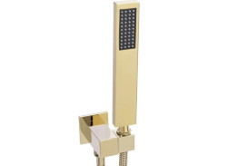 Душевая система скрытого монтажа Rea Davis с термостатом золото REA-P6324