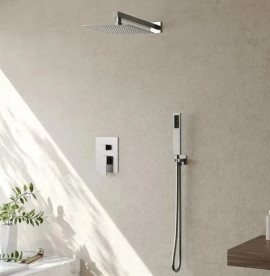 Душевая система скрытого монтажа Rea Fenix со смесителем хром REA-P8451