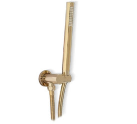 Душевая система скрытого монтажа Rea Lungo со смесителем золото REA-P4110