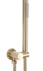 Душевая система скрытого монтажа Rea Lungo со смесителем матовое золото REA-P4160