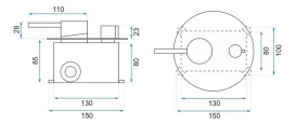 Душевая система скрытого монтажа Rea Lungo со смесителем матовое золото REA-P4160