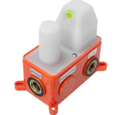 Душевая система скрытого монтажа Rea Lungo со смесителем черный глянцевый REA-P4420