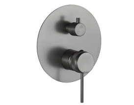 Душевая система скрытого монтажа Rea Lungo Grip со смесителем графит REA-P8958