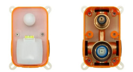 Душевая система скрытого монтажа Rea Lungo со смесителем матовое золото REA-P6609