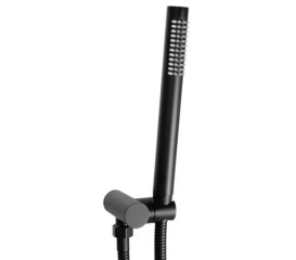 Душевая система скрытого монтажа Rea Lungo c термостатом черный REA-P8549