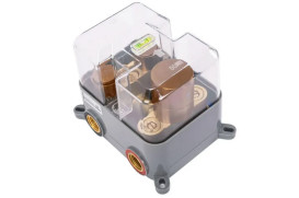 Душевая система скрытого монтажа Rea Lungo c термостатом матовая медь REA-P8808