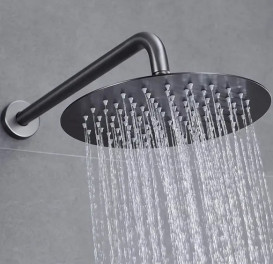 Душевая система скрытого монтажа Rea Ontario со смесителем графит REA-P5504