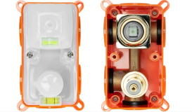 Душевая система скрытого монтажа Rea Orix со смесителем золото REA-P8464