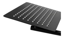 Душевая система скрытого монтажа Rea Oval со смесителем черный REA-P8467