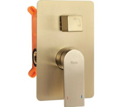 Душова система прихованого монтажу Rea Verso із змішувачем матове золото REA-P9150