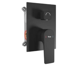 Душевая система скрытого монтажа Rea Moby со смесителем черный REA-P2402