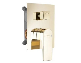 Душевая система скрытого монтажа Rea Moby со смесителем золото REA-P2405