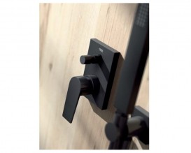 Душова система прихованого монтажу Tres Project з ручним душем чорний матовий 21198091NM