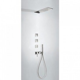 Душевая система скрытого монтажа Tres 3V с тремя боковыми форсунками хром 21027305