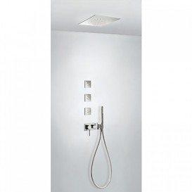 Душевая система скрытого монтажа Tres 3V с тремя боковыми форсунками хром 21027309