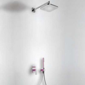 Душевая система скрытого монтажа Tres Loft colors фиолетовый/хром 20018002VI