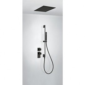 Душевая система Tres Block System colors термостатическая черный матовый 20625203NM