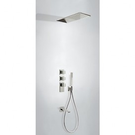 Душевая система Tres Block System colors термостатическая сталь 20625301AC