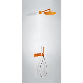 Душевая система Tres Block System colors термостатическая оранжевый 20735201TNA