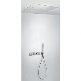 Душевая система Tres Block System термостатическая с верхним и ручным душем хром 20725403