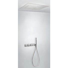 Душевая система Tres Block System термостатическая с верхним и ручным душем хром 20735403