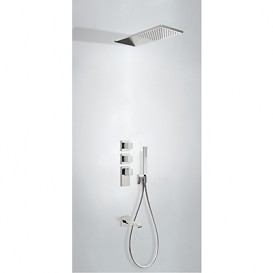 Душова система Tres Block System термостатична з верхнім і ручним душем хром 20625301